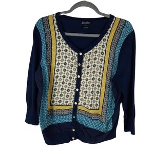 Lucky Brand Bohemian Buttoned Cardigan